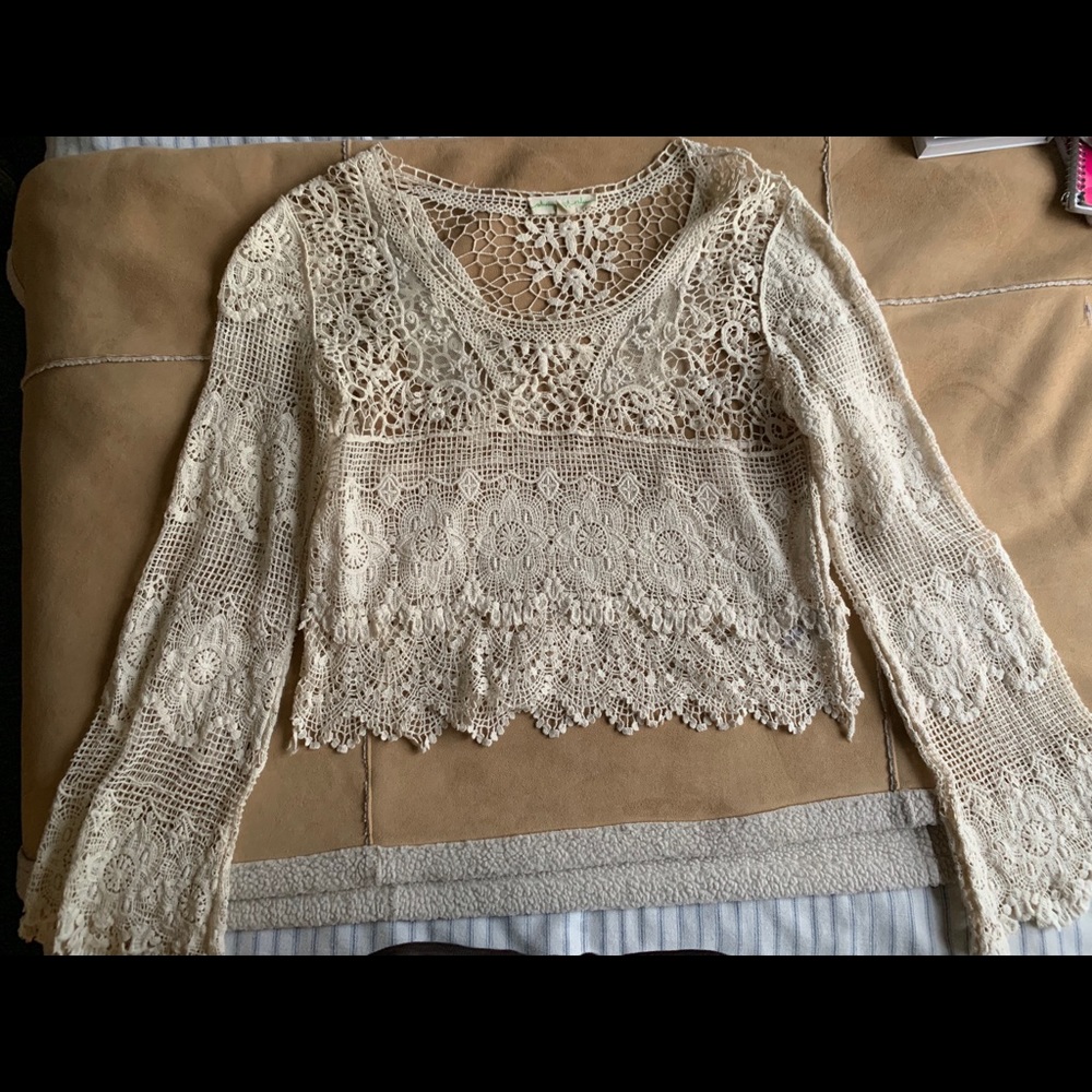 Urban Outfitters Lace & Crochet Long Sleeve